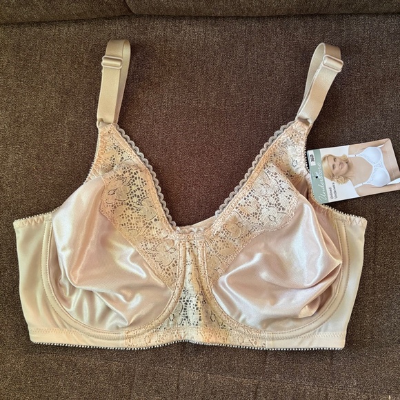 Underscore Bra Unlined Underwire Natural Beige Women's Size 36D NWT - Picture 1 of 3